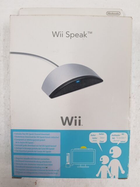 ACCESSORIO CONSOLE (AD1) WII SPEAK NINTENDO WII SPEAK SEALED ACCESSORIO CONSOLE (AD1) WII SPEAK NINTENDO WII SPEAK SEALED