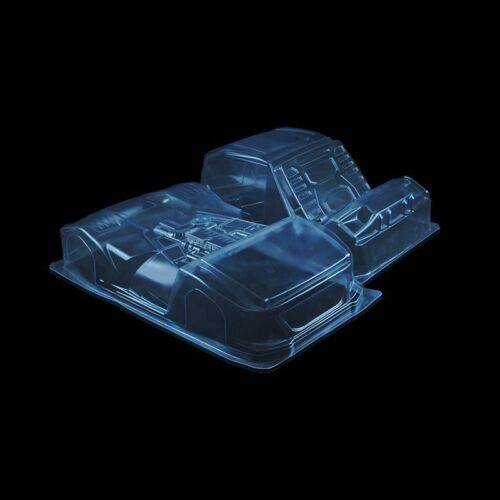 1/8 GT RACING TRUCK Lexan Clear RC Car Body Shell with 325mm wheel base - Picture 5 of 6
