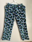 Vineyard Vines Boys Snowman Whale Warm Fleece Lounge Pants Size 10/12 Medium