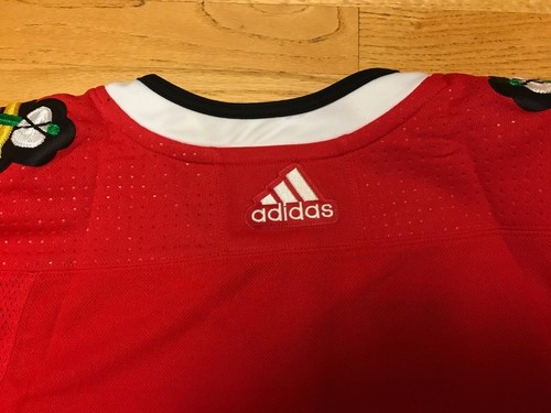 AUTÉNTICA CAMISETA ADIDAS NHL CHICAGO BLACKHAWKS PRO NUEVA CON ETIQUETAS TALLA 46 - Imagen 4 de 8