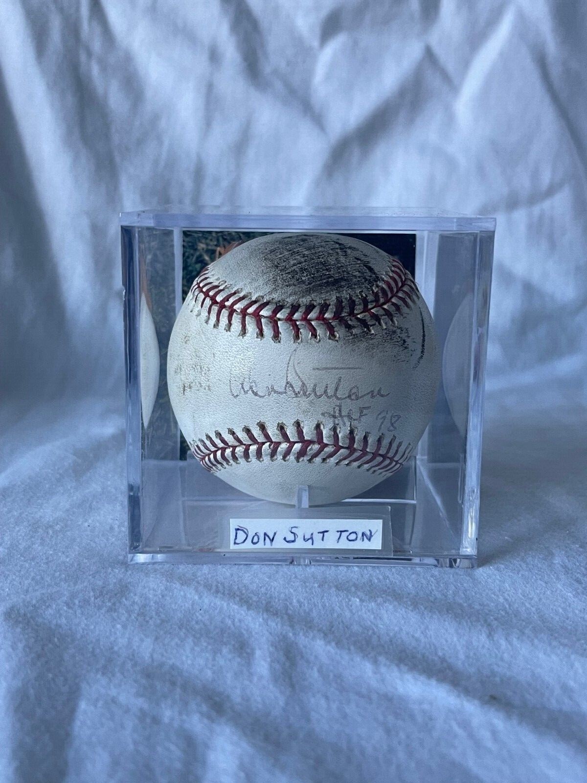 Don Sutton HOF Autographed Baseball - LA Dodgers Used Game Ball Signed! - Picture 3 of 3