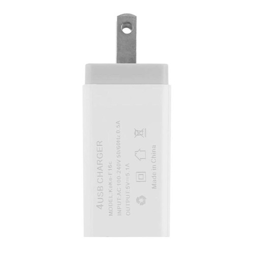 10-Pack 4 USB Port Wall Charger Adapter Plug For Samsung iPhone LG HTC Motorola - Picture 4 of 5