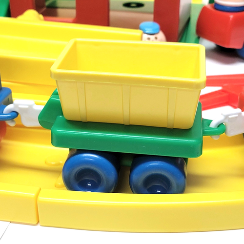Vtg 1985 Little Tikes Creative Railway Roadway Train Set Complete #0580 80s - Picture 5 of 11