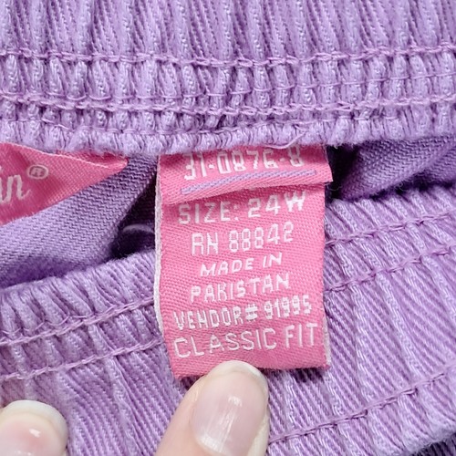 Pantalones para mujer Woman Within calce clásico púrpura talla 24 W - Imagen 4 de 11