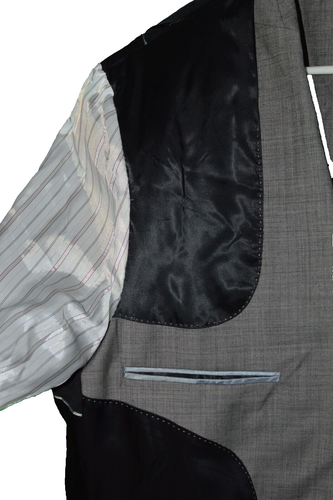 NEW (2 Pc Suit 44L) S COHEN Urgel Men's Gray Performa Stretch 2-Button 37x29.5 - Picture 12 of 24