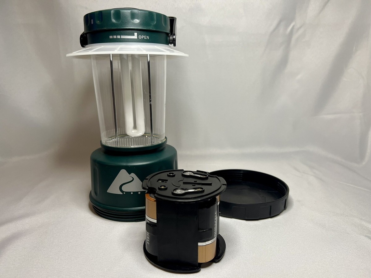 Ozark Trail 400 Lumens LED Camping Hunting Emergency Lantern w Batteries WORKS