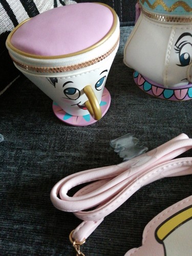 Disney Beauty And the Beast chip, Mrs Potts, Lumiere Purse Bundle - Picture 6 of 9