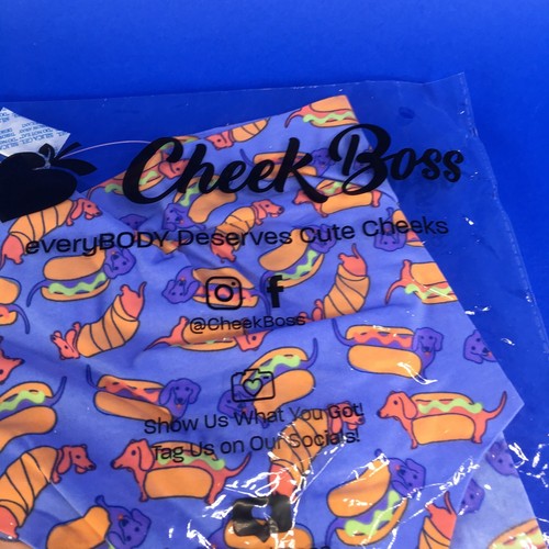 Cheek Boss Panty Women's XL Hot Doggies Brief Underwear - Picture 2 of 5