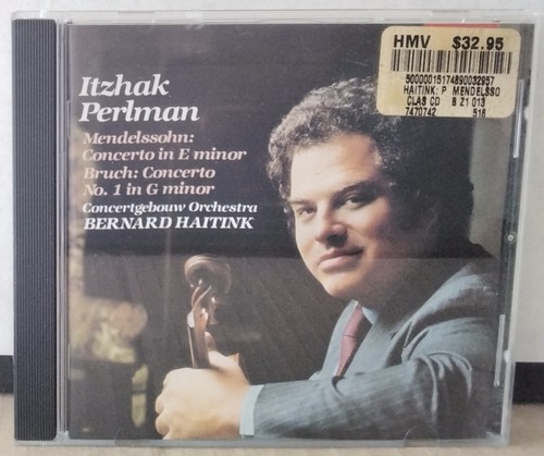 EMI CLASSICS CDC 7470742 MENDELSSOHN, BRUCH, PERLMAN, HAITINK VIOLIN CONCERTO CD - Picture 1 of 3