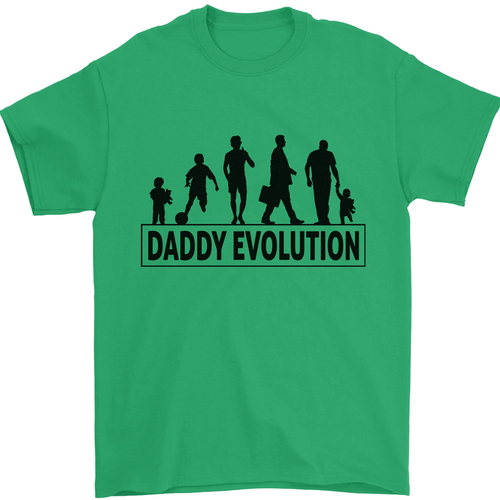 Daddy Evolution Fathers Day Mens T-Shirt 100% Cotton - Picture 78 of 101