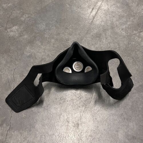 Elevation Training Mask Unisex Medium Black Breathable Earloop Ships Fast! - Picture 2 of 2