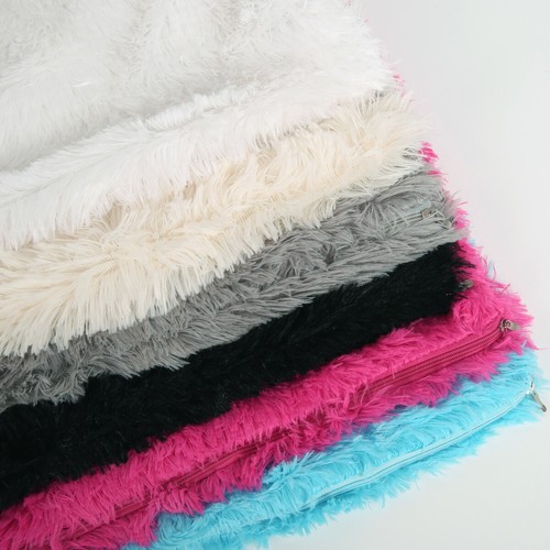 17X17" Plush Luxury Cushion Cover Car Fluffy Sofa Pillow Cover Soft Home Decor - Picture 4 of 18
