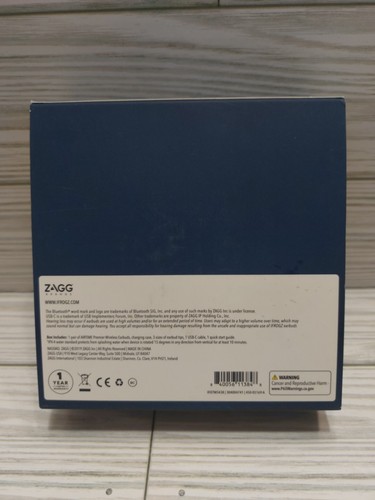 IFrogs Airtime Premier Truly Wireless Earbuds Blue Brand New In Box - Picture 2 of 7