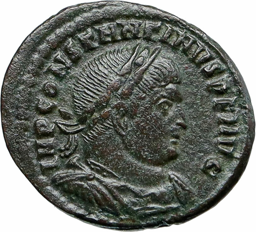 CONSTANTINE I the GREAT 314AD Rome Authentic Ancient Roman Coin SOL SUN  i85434