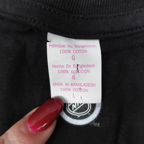 Boston Bruins NHL Womens T Shirt Large Black Hockey Team Tee Fan Day Athleisure - Picture 7 of 14
