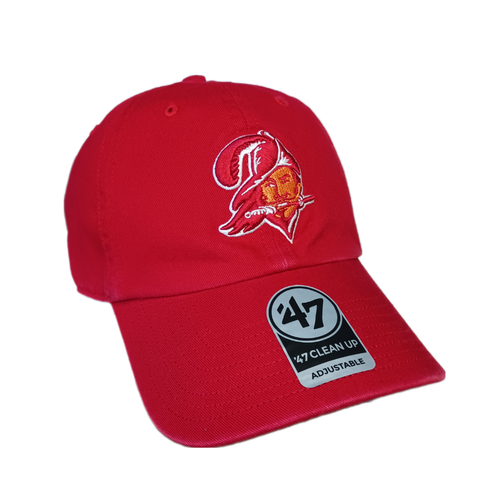 47 Brand Tampa Bay Buccaneers Mütze Kappe Herren verstellbar rot NFL Throwback Logo