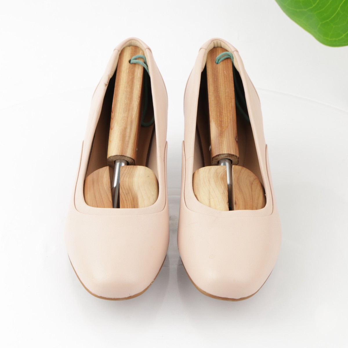 Clarks Women s Un Cosmo Step Pump Size 9 Block Heel Blush Pink Rose Slip On Shoe