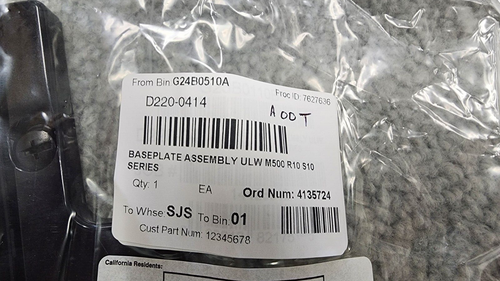 Simplicity/Riccar - S10/R10 - Base Plate Assembly - Genuine - PN# D220-0414 - Bild 2 von 7