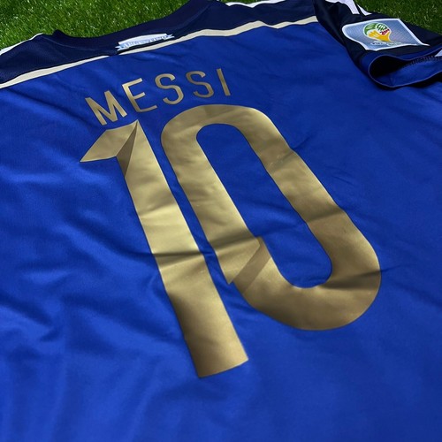 Argentina Away Jersey World Cup Final 2014 MessiVintage Classic Retro BNWT - Picture 4 of 4