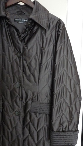 Adrienne Vittadini Mantel wunderschön braun Gr. 14 Daunen Puffer klassisch elegant! - Bild 9 von 12