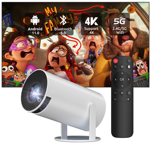 UHD 4K Mini Projector 10000Lumen LED 1080P WiFi Bluetooth Portable Home Theater - Picture 5 of 16