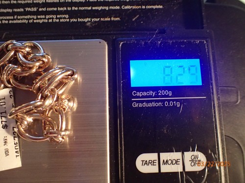 Eterna Gold Oval Rolo Magnetic Link Bracelet 14K 8.29g QVC J405727 ORIG $2124 - Picture 7 of 9