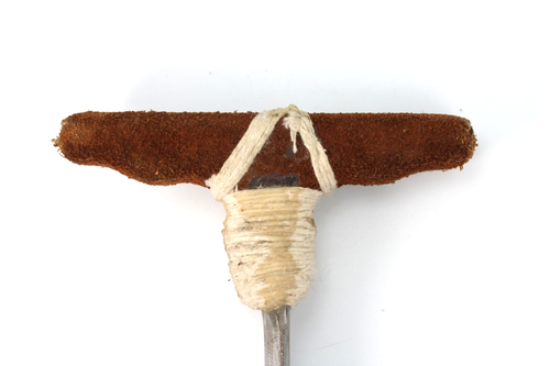 Vintage Antique DAGGER KNIFE w SHEATH - HIDE handle - 1930'S rare - Picture 6 of 13