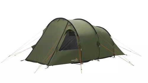 Easy Camp Hidra 4 Person Family Poled Adventure Tunnel Camping Tent (Green) - Picture 2 of 9