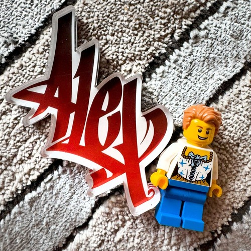 Name Magnet :  ALEX | for Fridge, Locker or Office | graffiti | Calligraphy - Picture 4 of 5