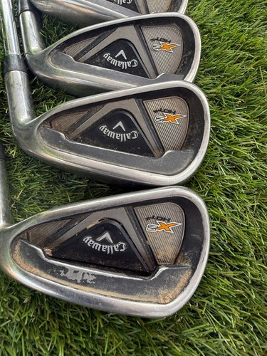 HIERROS DE GOLF CALLAWAY X2 HOT CON EJES DE ACERO REGULARES. CUÑA DE 6 A ARENA. PUBLICACIÓN GRATUITA - Imagen 2 de 14