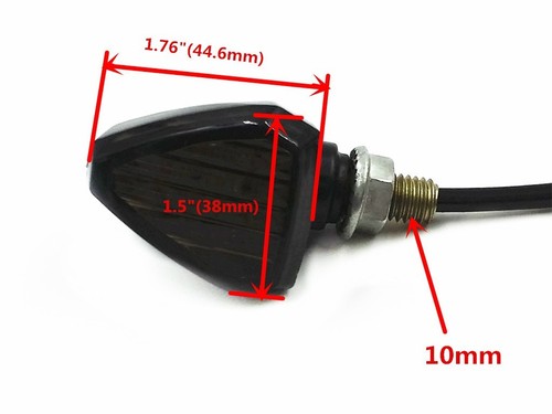Clignotant clignotant à LED pour Honda Kawasaki Suzuki Yamaha Ducati Buell - Picture 4 of 10
