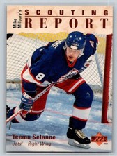 1995 Upper Deck #253 Teemu Selanne Winnipeg Jets   MM  HOF