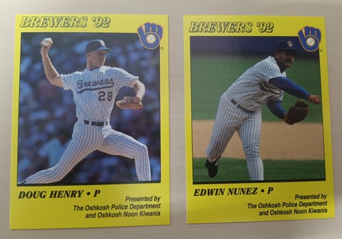 1992 Milwaukee Brewers Police Cards - Oshkosh Police Dept. & Oshkosh Noon .... - Bild 8 von 20