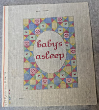 Baby's Asleep by Janice Labus 477 Handpainted Needlepoint Canvas