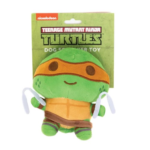 Juguete de peluche Michelangelo Teenage Mutant Ninja Turtles chirriante para perro - Imagen 4 de 4