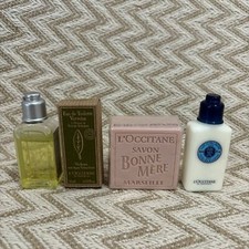 L  Occitane Verbena Eau De Toilette Shower Gel Soap Lotion Travel Size Bundle