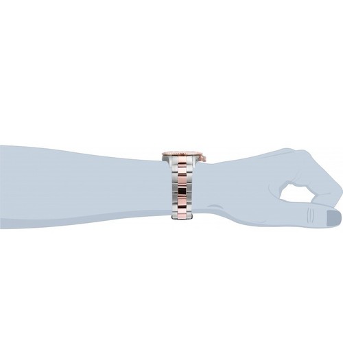 New Invicta Mens Sea Base Watch Silver & Rose Gold Tone Black Dial Chrono 23882 - Picture 7 of 8