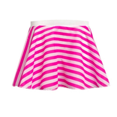 GIRLS Stripe Skirt MUNCHKIN Candy stripe DANCE Pantomime COSTUME Rock and Roll - Picture 10 of 12