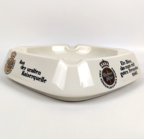 Großer Porzellan Aschenbecher Warsteiner Pilsener – Werbung Fischer & Co. 60er - Bild 3 von 12