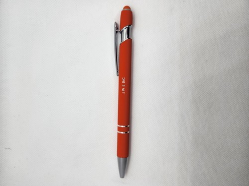 Stylus-pen; Bright Alpha Soft Touch, Metal Stylus, Ballpoint Pen, by JWE Inc. - Picture 2 of 3