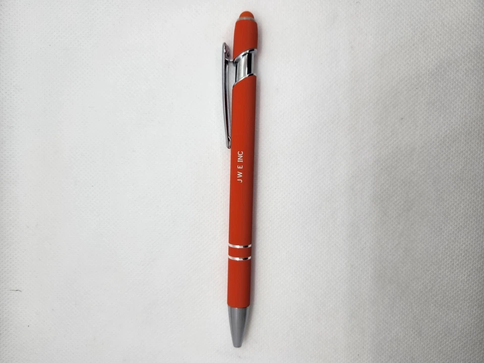 Stylus-pen; Bright Alpha Soft Touch, Metal Stylus, Ballpoint Pen, by JWE Inc. - Image 2 of 3