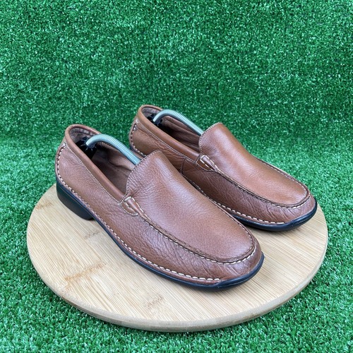 Hush Puppies Slip On Loafers Moccasins Women's Size 8.5 Camden Cognac Comfort - Bild 9 von 12