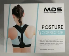 MDS Active (MDS-PC01) Adjustable Posture Support Corrector Brace UNISEX One Size