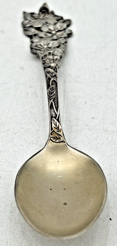 P & B PAYE & BAKER FLOWERS & VINES STERLING TEASPOON 5-1/4" LONG SPOON - Picture 5 of 11