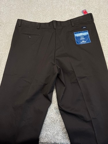 NWT Dockers Original Khaki Pants Mens 42x34 Black Classic Fit Pleated Front NEW - Picture 7 of 11