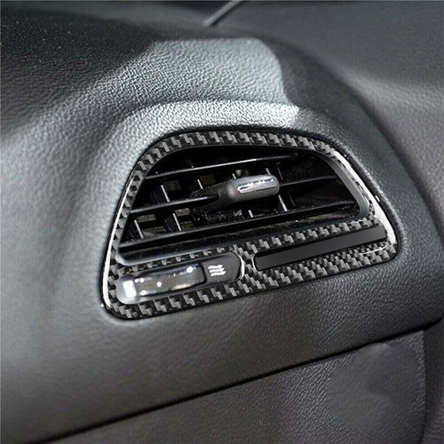 Carbon Fiber Right Dashboard Air Vent Trim Protector For Dodge Challenger 2015+ - Picture 5 of 13