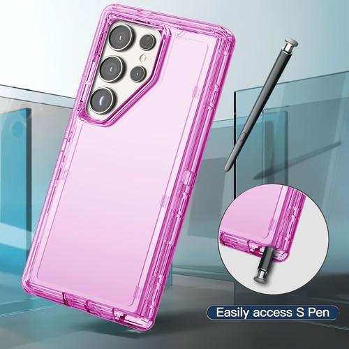 For Samsung Galaxy S24 Ultra S24+ S24 Luxury Transparent Case Clear Phone Cover - Picture 47 of 50