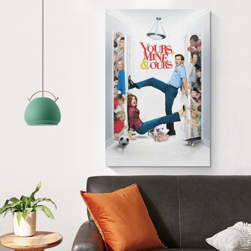Movie Poster Yours Mine And Ours Unframed Indoor Canvas Art 12x18 Inch 1-Piece - Picture 4 of 8