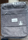 Gray Waterproof Foldable Shoe Bag With Handle Travel Sports Carry Case Storage