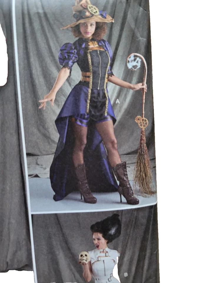 SIMPLICITY# 8719 STEAMPUNK HALLOWEEN COSTUME Sewing Pattern Sizes14-22 - Image 4 of 4